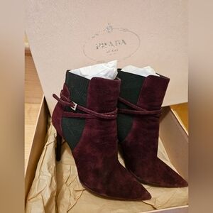 PRADA suede boots